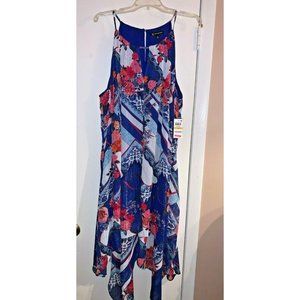 Women’s Dress INC Scarf Flower Multi Color Spaghet